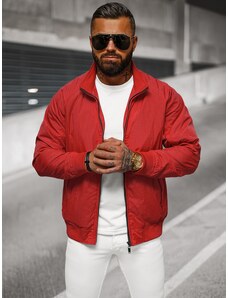 Jachetă de primăvară bărbați roșie OZONEE JS/5M3212/270