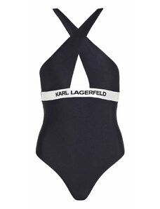 KARL LAGERFELD Costum de baie Logo Swimsuit W/ Elastic 240W2220 999 black