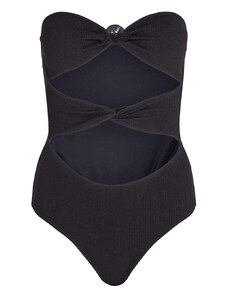 KARL LAGERFELD Costum de baie Karl Dna Strapless Swimsuit 240W2200 999 black
