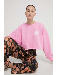 Roxy bluza femei, culoarea roz, cu imprimeu, ARJFT04239