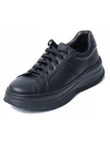 Pantofi confortabili din piele naturala 600 negru Dr. Calm