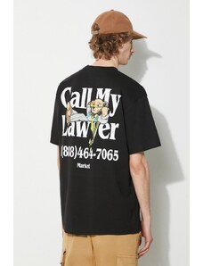 Market tricou din bumbac Better Call Bear T-Shirt barbati, culoarea negru, cu imprimeu, 399001784