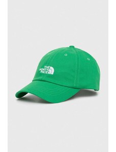 The North Face sapca Norm Hat culoarea verde, cu imprimeu, NF0A7WHOPO81
