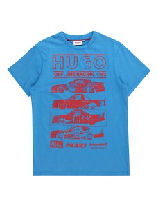 HUGO Tricou albastru / roșu
