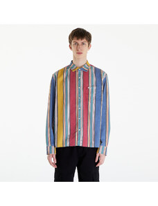 Bluză pentru bărbați GUESS Go Multi-Stripe Ls Shirt Sage Rust Multi