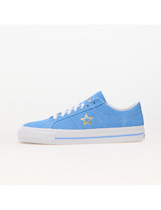 Converse One Star Pro Suede Lt Blue/ White/ Gold