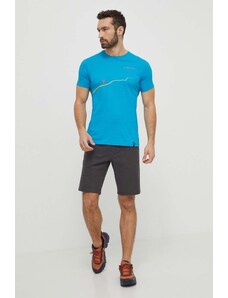 LA Sportiva tricou Trail barbati, cu imprimeu, F27614614