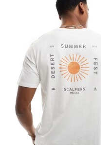 Scalpers desert t-shirt in off white