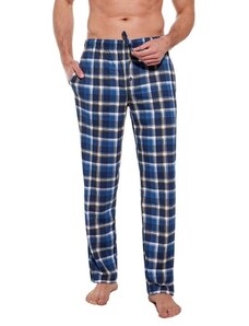 Cornette Pantaloni de pijama Willy albastru carouri