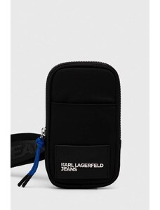 Karl Lagerfeld Jeans carcasa de telefon culoarea negru