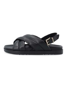 Bianco sandale de piele BIASILJE femei, culoarea negru, 11201355