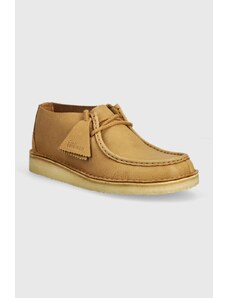 Clarks Originals pantofi din nubuc Desert Nomad culoarea maro, 26176543