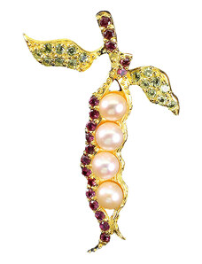 Frumoasa Venetiana Pandantiv argint perle