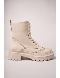 Riccon Calaerel Women's Boots 00121404 Beige Skin.