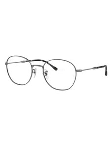 Rame ochelari de vedere Unisex Ray Ban, ovali, argintiu, metal, 53 mm x 20 mm x 145 mm RB6509 2502