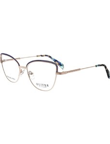 Rame ochelari de vedere,Oliver, MU32L41 C2,Ochi de pisica , auriu,metal, 55 mm x 17 mm x 142 mm