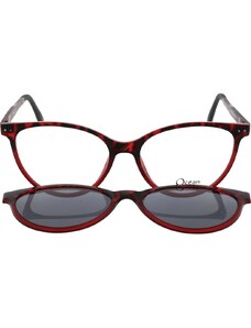 Rame ochelari de vedere Ocean 95158 C2, clip-on, Rosu, 54 mm