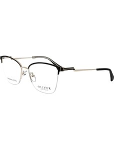 Rame ochelari de vedere,Oliver, HE1147 C1, Ochi de pisica, negru,metal, 53 mm x 18 mm x 145 mm