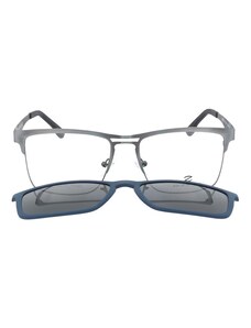 Rame ochelari de vedere, Ozzie, OZ 5951C, rectangulari, gri, plastic, 55 mm x 17 mm x 140 mm