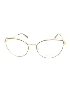 Rame ochelari de vedere abOriginal, AB2719A, ochi de pisica, negru auriu, metal, 54 mm x 17 mm x 140 mm