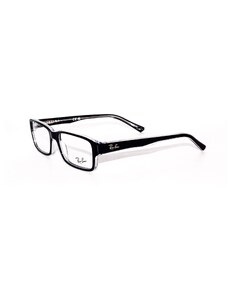 Rame ochelari de vedere unisex Ray-Ban RX5268 2034, Patrat, Negru, Acetat, 52 mm, 17 mm, 135 mm