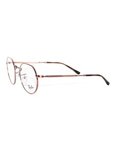 Rame ochelari de vedere unisex Ray-Ban RX6465 2943, Rotund, Roz, Metal, 49mm, 20 mm, 140 mm