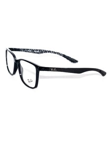Rame ochelari de vedere Dama Ray-Ban RX5285 2383, Patrat, Negru, Plastic, 55 mm, 18 mm, 145 mm