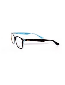 Rame ochelari de vedere unisex Ray-Ban RX5375 5883, Patrat, Gri, Plastic, 53 mm, 18 mm, 145 mm