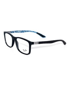 Rame ochelari de vedere unisex Ray-Ban RX8908 5196, Rectangular, Negru, Plastic, 55 mm, 18 mm, 145 mm