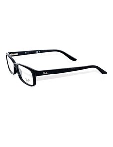 Rame ochelari de vedere unisex Ray-Ban RX5187 2000, Rectangular, Negru, Plastic, 52 mm, 16 mm, 140 mm