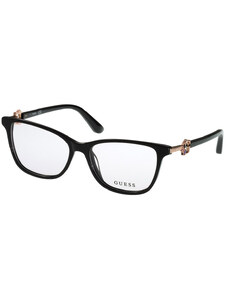 Rama ochelari de vedere Femei Guess GU2856S-001-55, Negru, Rectangular, 55 mm