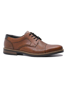 Pantofi barbati Rieker smart-casual maro din piele naturala RIK13517-24