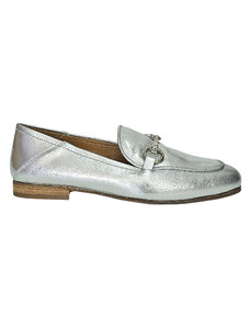 Made in Italy Pantofi dama din piele naturala, Argintiu-Cultus, Laminato Silver