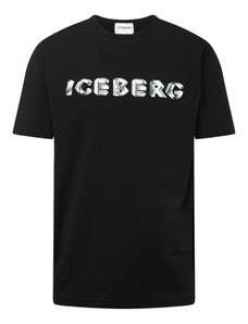 ICEBERG Tricou gri / negru / alb