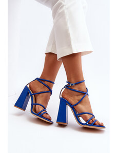 Kesi Fashionable blue high-heeled sandals Josette