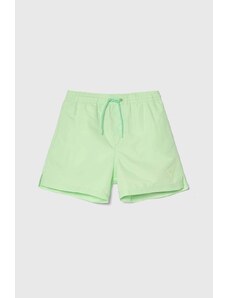 Guess pantaloni scurti de baie copii culoarea verde