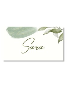 Personal Card de nume - Green & Gold