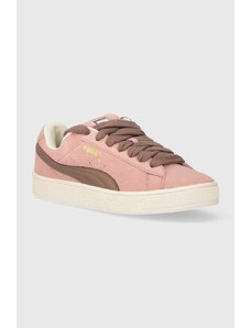 Puma sneakers din piele Suede XL culoarea roz 395205