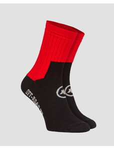 Șosete de ciclism Assos Trail Socks T3 negru și roșu