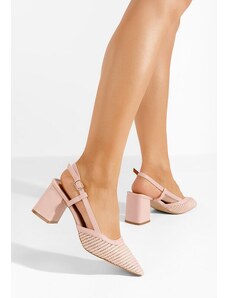 Zapatos Pantofi slingback Triabela roz