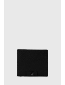 Tommy Hilfiger portofel de piele bărbați, culoarea negru AM0AM12174