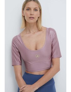 adidas by Stella McCartney tricou femei, culoarea roz, IN3652