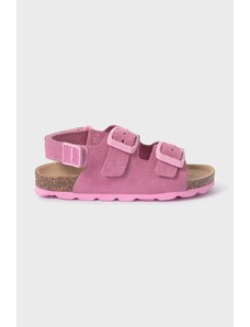 Mayoral sandale din piele intoarsa pentru copii culoarea roz