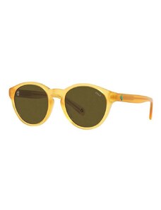 Polo Ralph Lauren ochelari de soare copii culoarea galben, 0PP9505U