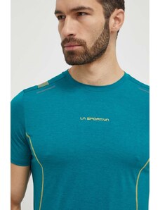 LA Sportiva tricou sport Tracer culoarea verde, cu imprimeu, P71733733