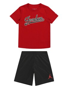 Jordan Set 'FLIGHT' roși aprins / negru / alb