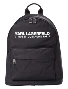 Karl Lagerfeld Rucsac negru / alb murdar