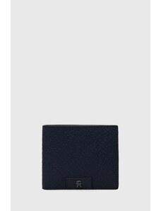Tommy Hilfiger portofel de piele bărbați, culoarea bleumarin AM0AM12174
