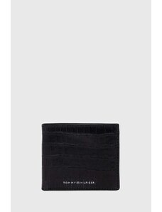 Tommy Hilfiger portofel de piele bărbați, culoarea negru AM0AM12320