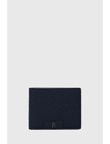 Tommy Hilfiger portofel de piele bărbați, culoarea bleumarin AM0AM12175